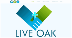 Desktop Screenshot of liveoakbaptist.org